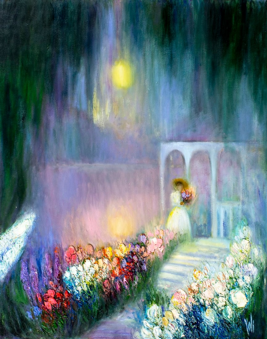 Yolanda Razzeto (Peru,1948-?) oil painting (1 of 13)