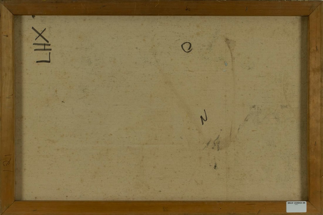 Vintage 20C American oil painting - 8