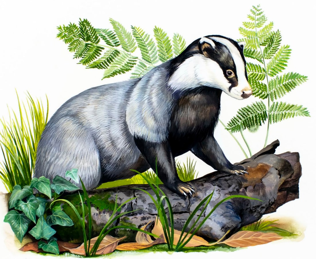 Paul Singer (NY,20C) gouache painting (1 of 13)