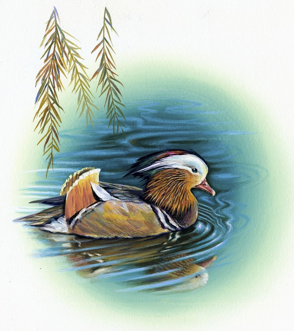 Ivan Kozlov (Russia,1937-?) gouache painting (1 of 12)