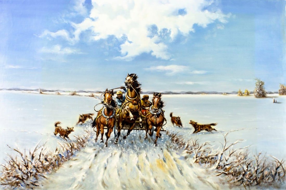 W Wallern (Austria,20C) oil painting (1 of 13)