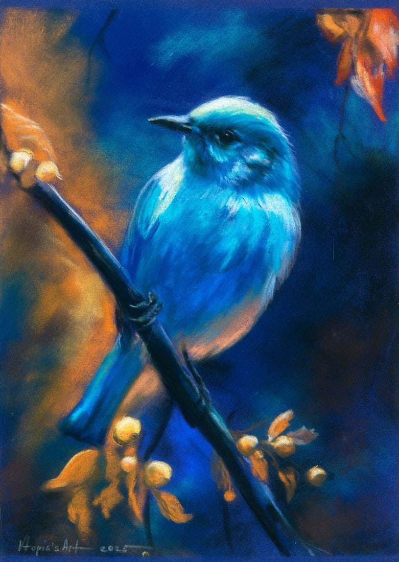 Olesya Grebenyuk (Ukraine,20/21C) pastel painting (1 of 10)