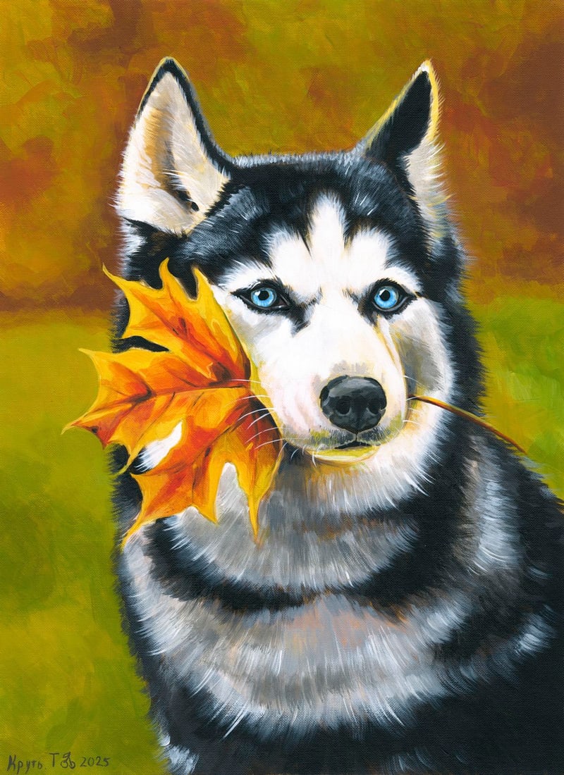 Tatiana Krut (Ukraine,20/21C) acrylic painting (1 of 12)