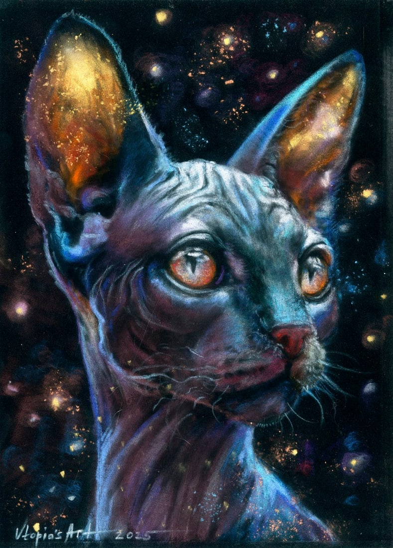 Olesya Grebenyuk (Ukraine,20/21C) pastel painting (1 of 11)