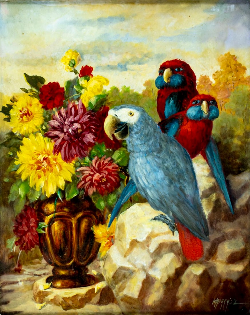 Manara (mid 20C) oil painting (1 of 13)