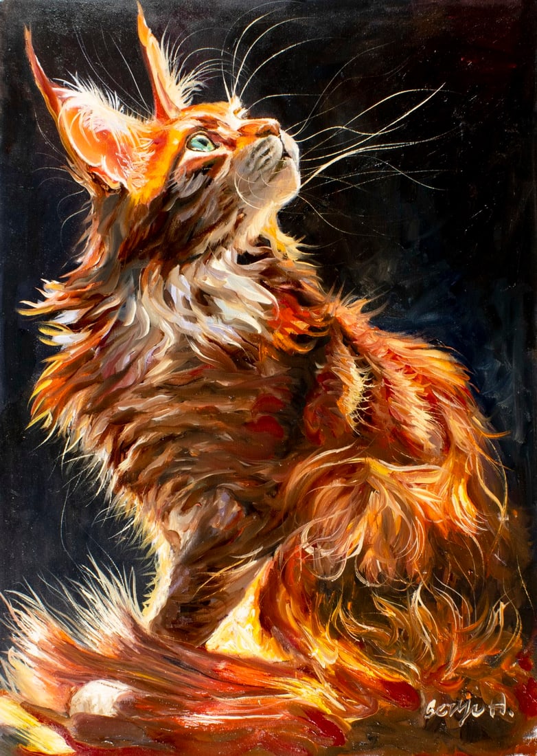 Alex Siryi (Ukraine,b 1997) oil painting (1 of 13)