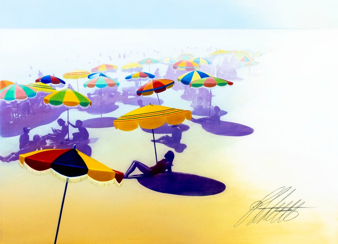 Ed Little (CT,b 1957) oil painting (1 of 13)