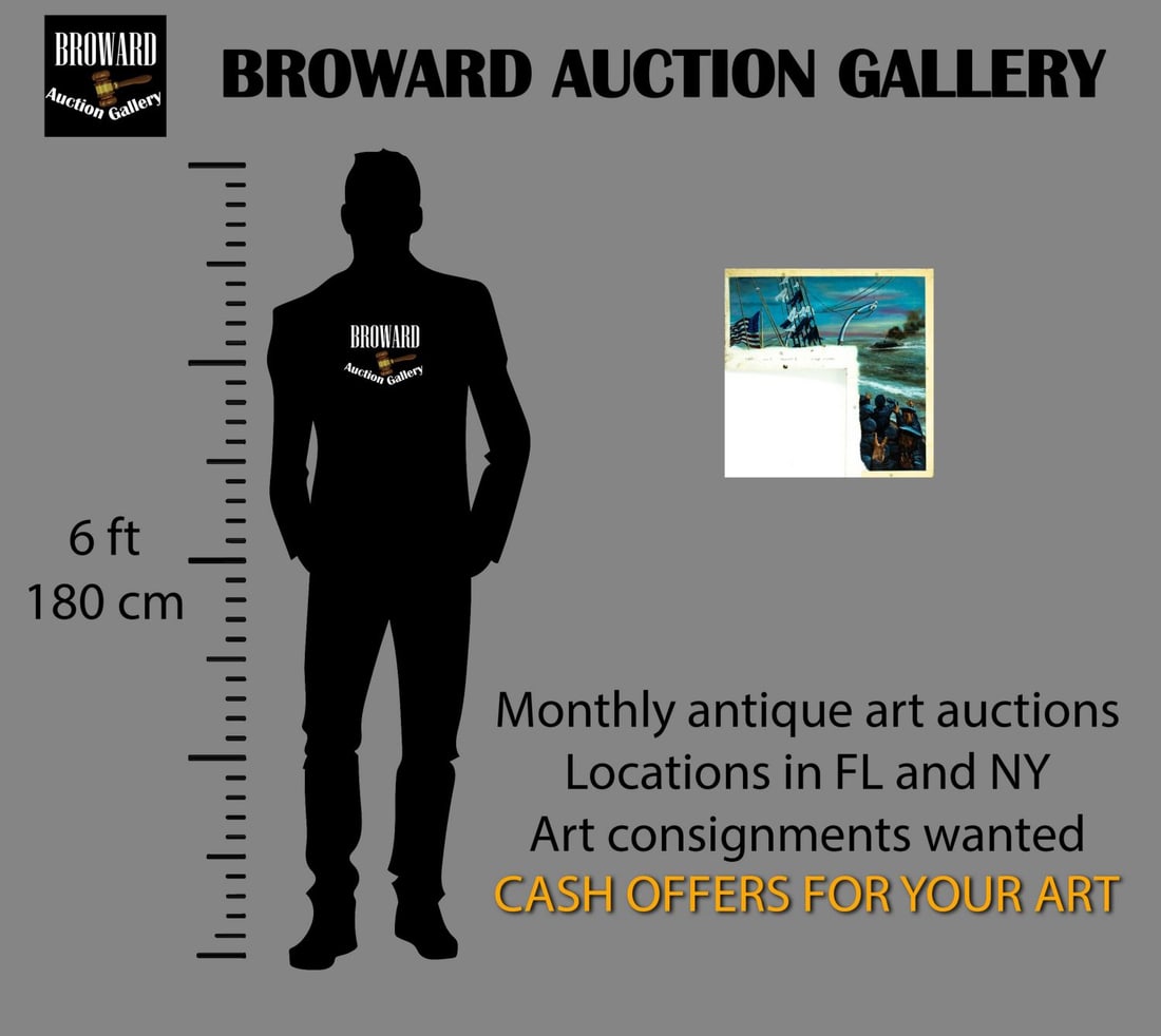 Alton Tobey (CT,1914-2005) oil painting - 2