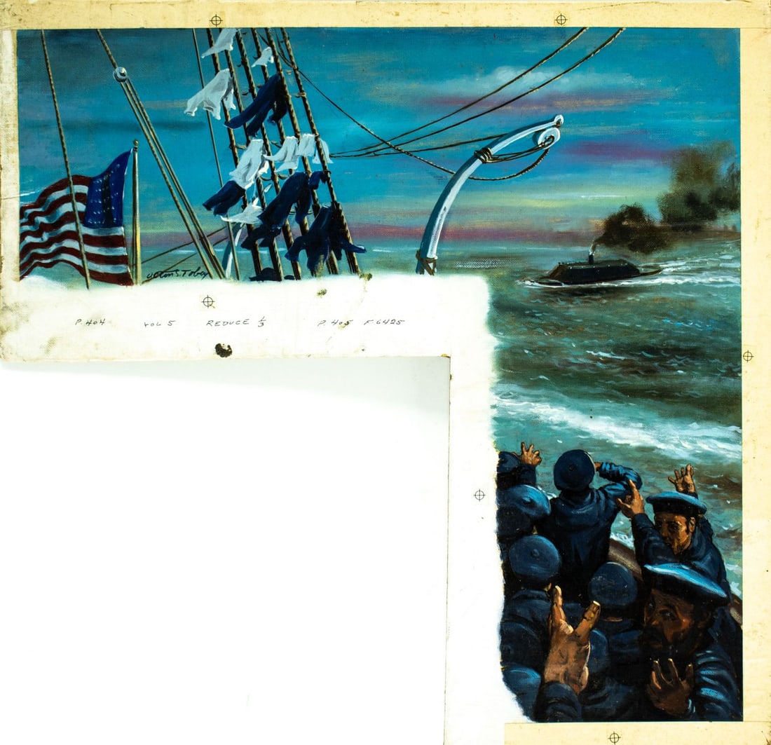 Alton Tobey (CT,1914-2005) oil painting - 3