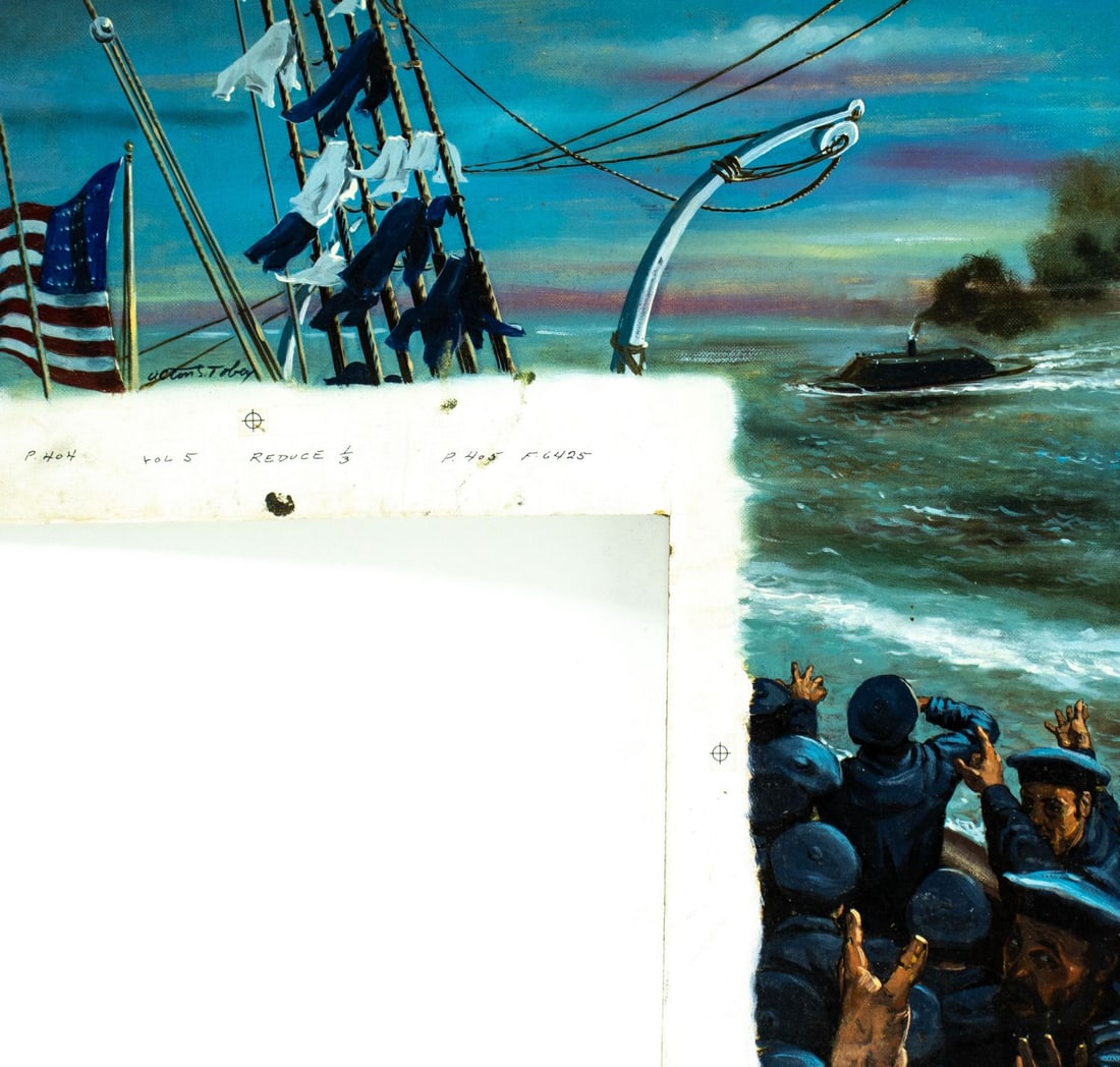 Alton Tobey (CT,1914-2005) oil painting - 5