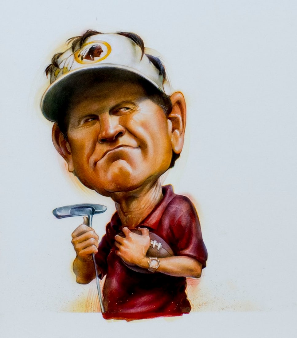 Gary Locke (MO,b 1963) gouache painting (1 of 12)