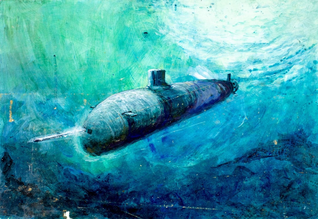 Vintage mid 20C American oil painting - 3