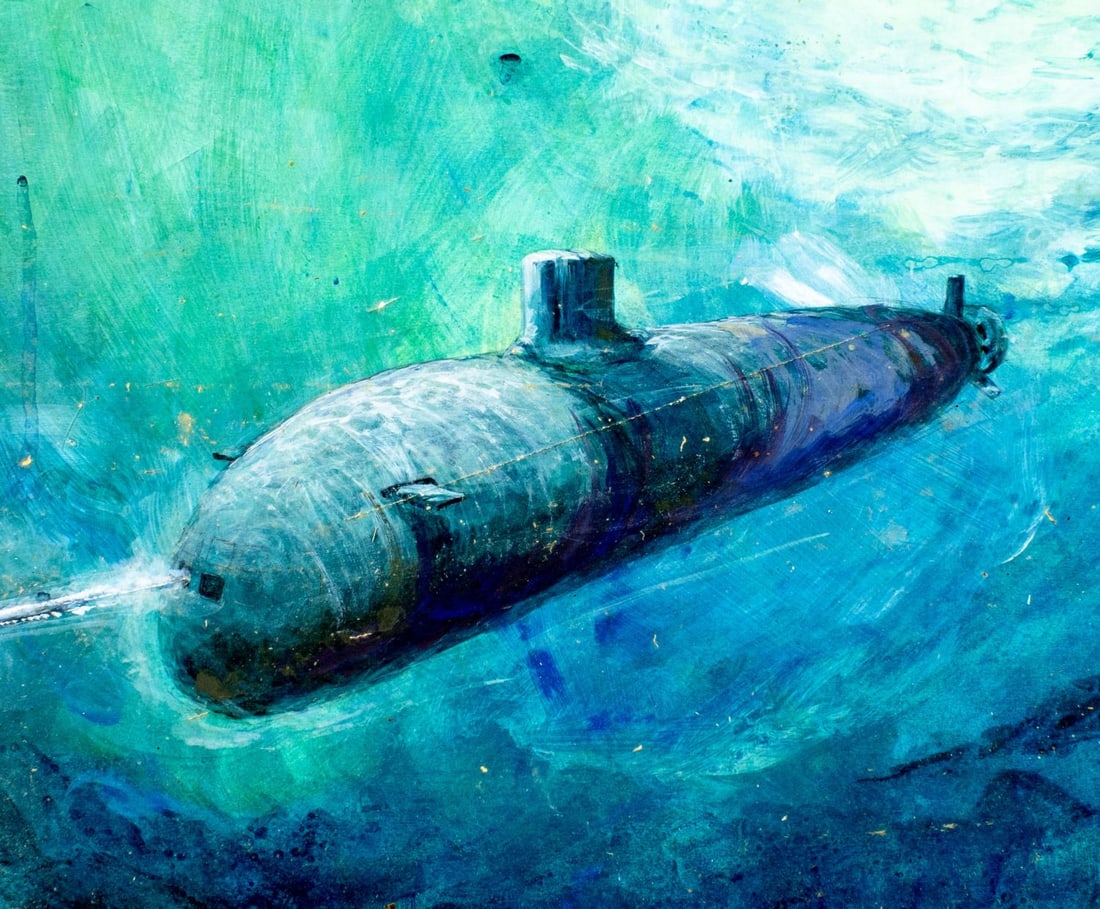 Vintage mid 20C American oil painting - 4