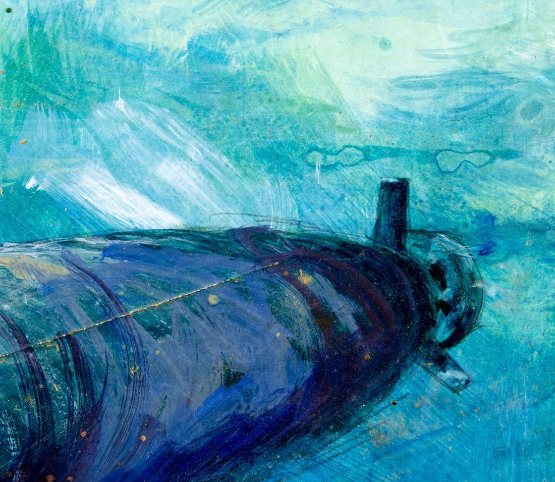 Vintage mid 20C American oil painting - 7