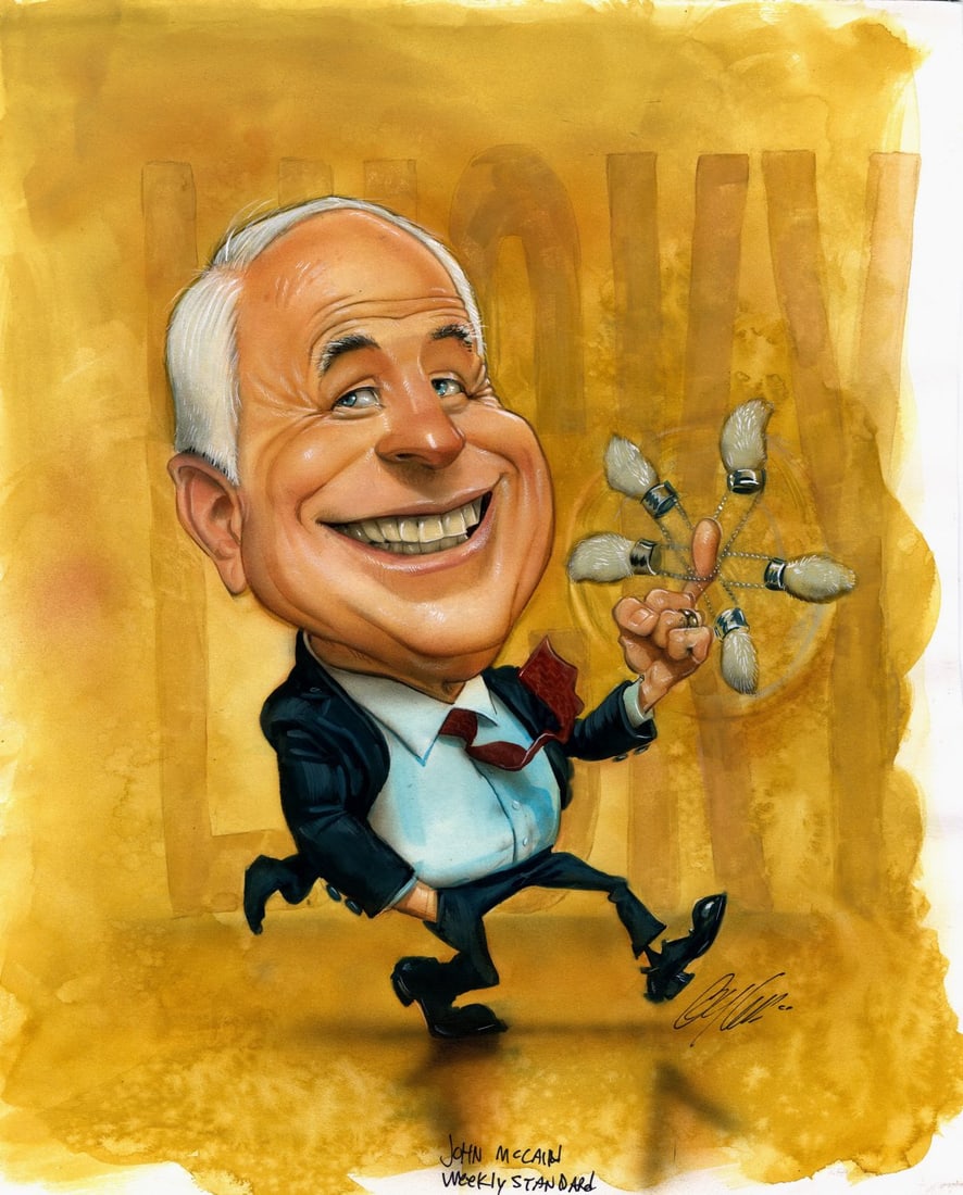 Gary Locke (MO,b 1963) gouache painting (1 of 12)