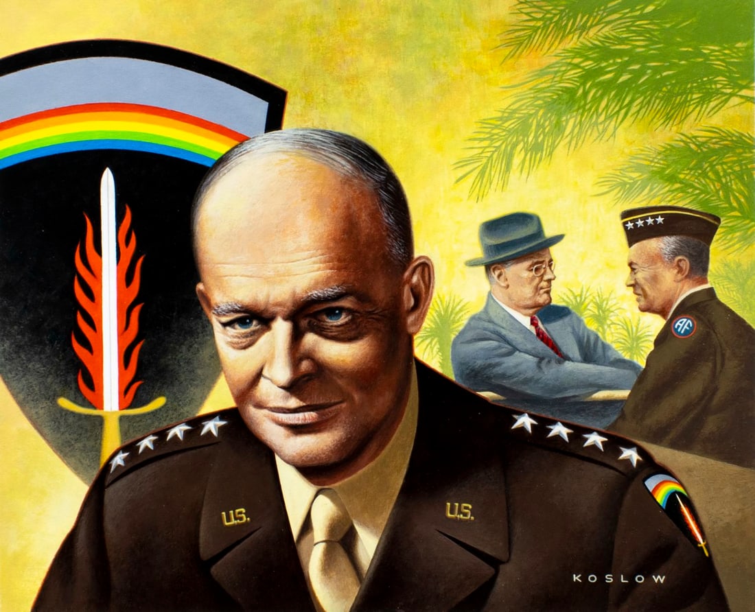 Howard Koslow (NJ,NY,1924-2016) oil painting (1 of 13)