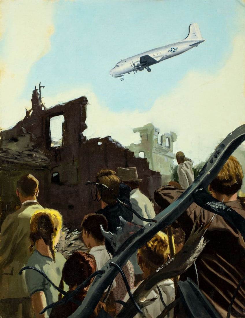 Alton Tobey (CT,1914-2005) oil painting (1 of 13)