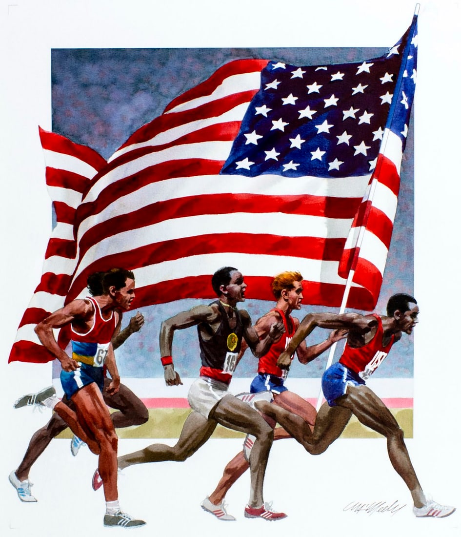 Tom McNeely (Canada,1935-?) watercolor painting (1 of 13)