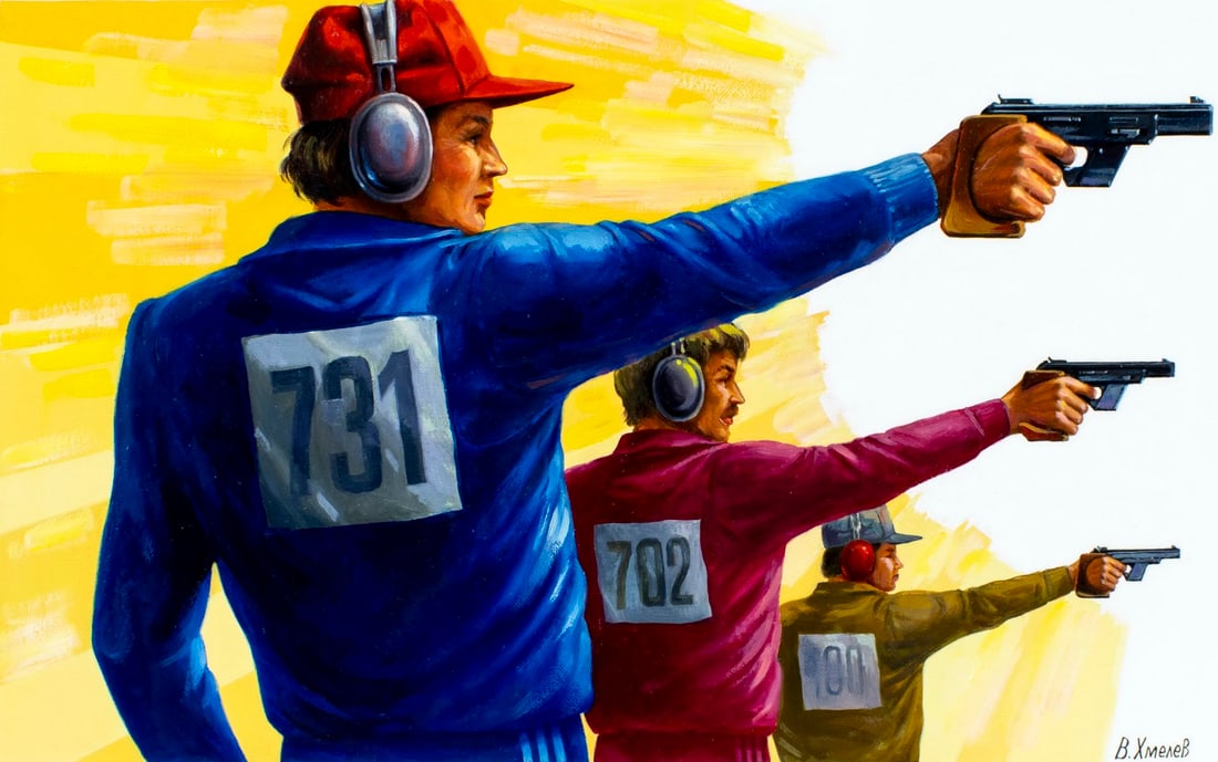 Victor Hmelev (Russia,20C) oil painting (1 of 13)