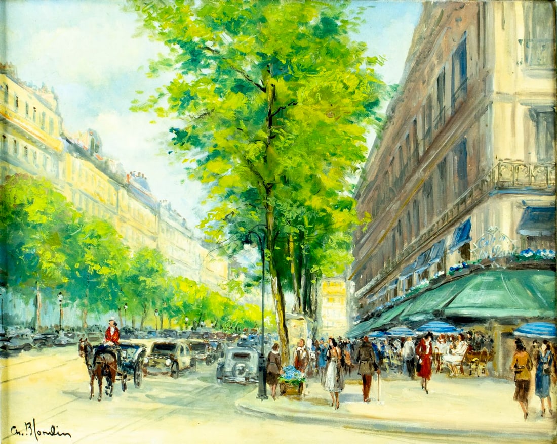 Charles Blondin (France,1913-1991) oil painting (1 of 14)