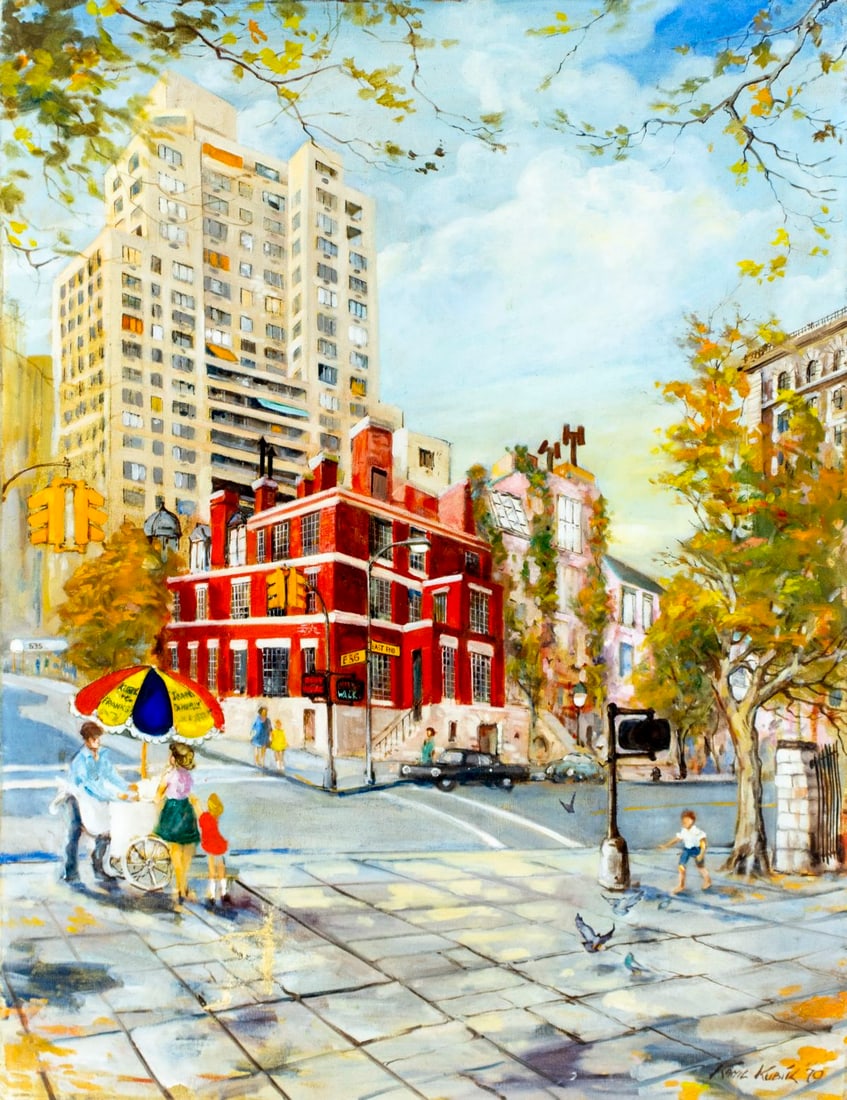 Kamil Kubik (NY,1930-2011) oil painting (1 of 12)