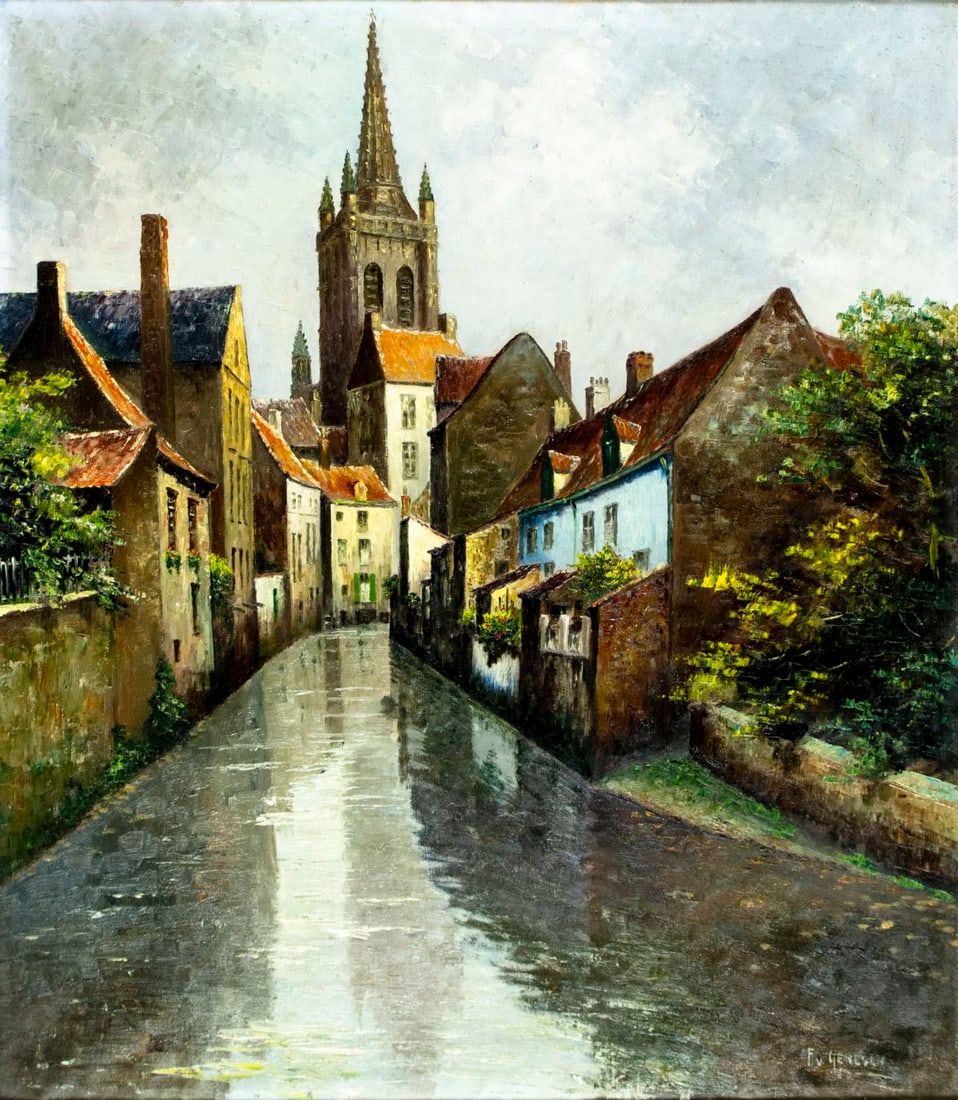 Frans Genesen (Dutch,1887-1945) oil painting antique (1 of 12)