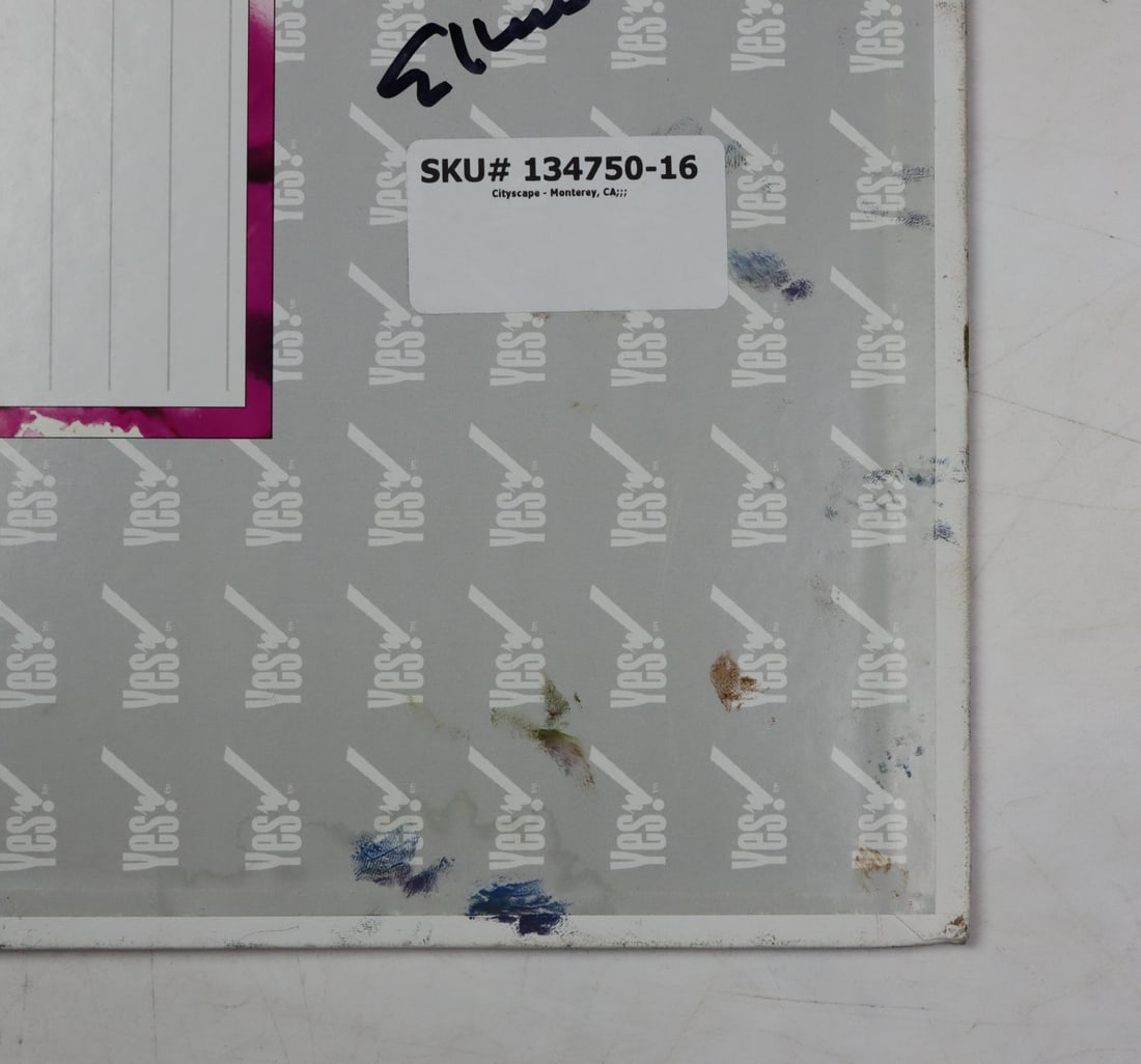 Vintage 20C California oil painting signed - 11