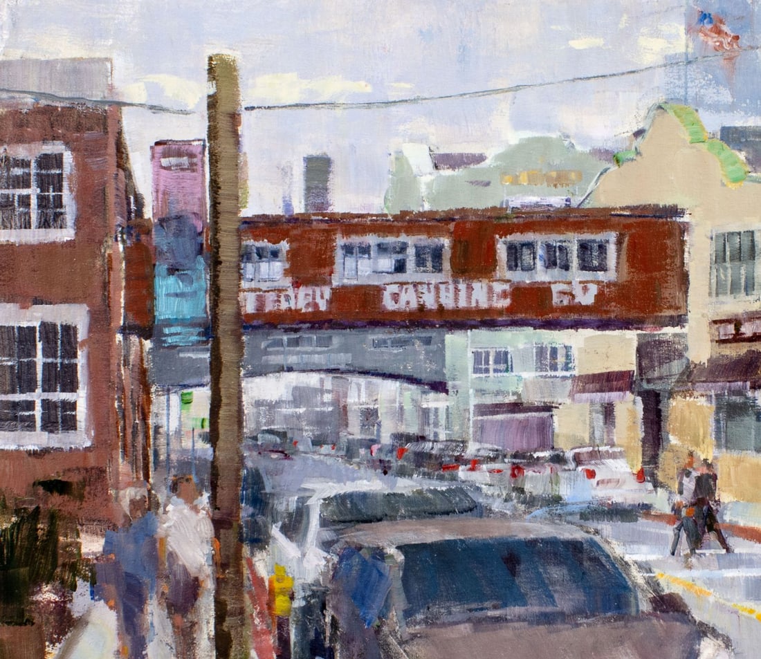 Vintage 20C California oil painting signed - 5