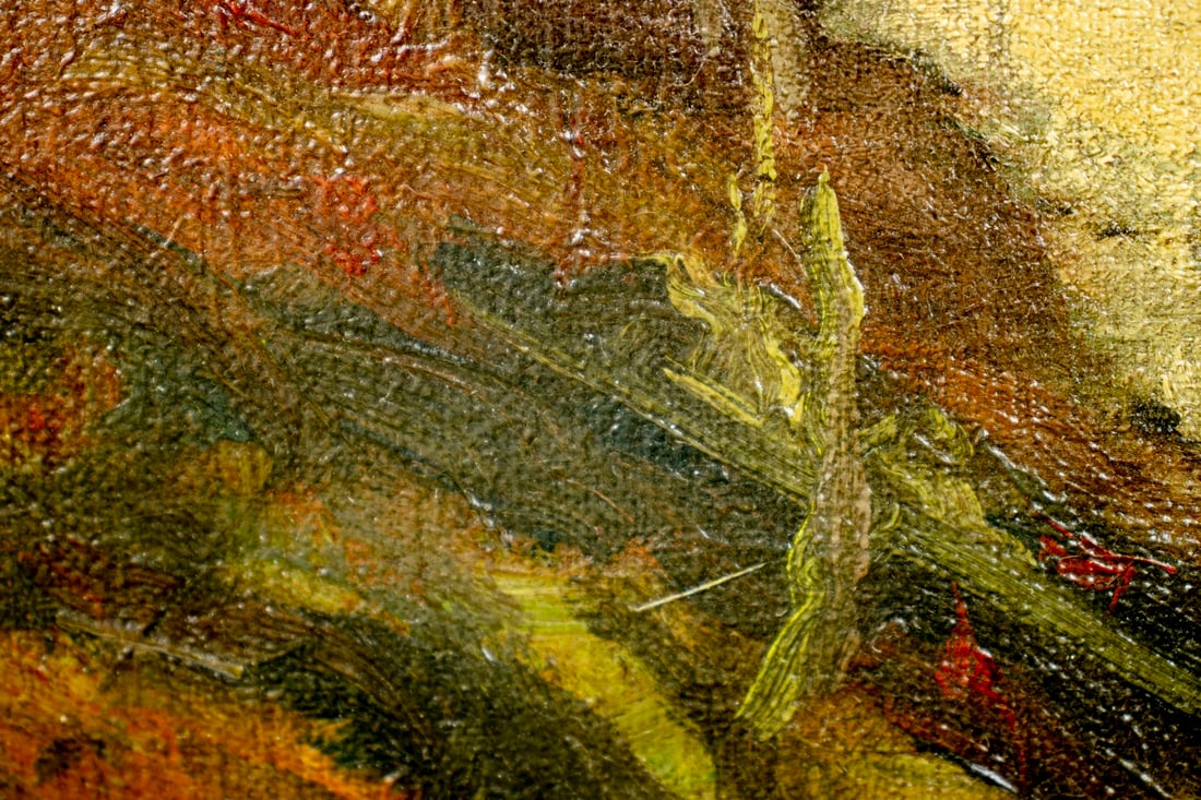 J Dunbar Wright (NY,CA,NJ,1862-1917) oil painting antique - 8