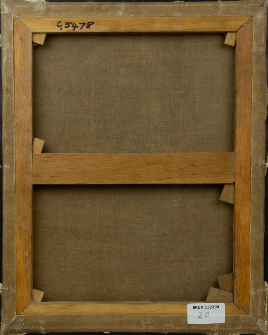 J Dunbar Wright (NY,CA,NJ,1862-1917) oil painting antique - 9