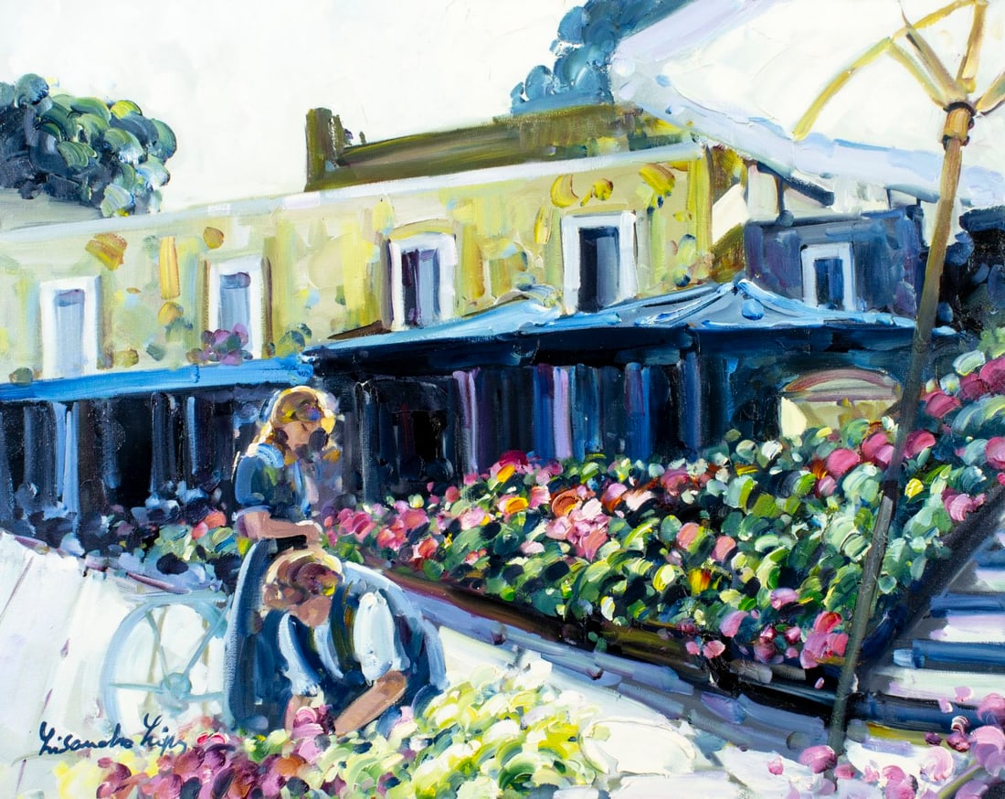 Lisandro Baylon (Argentina,US,1951-?) oil painting (1 of 13)