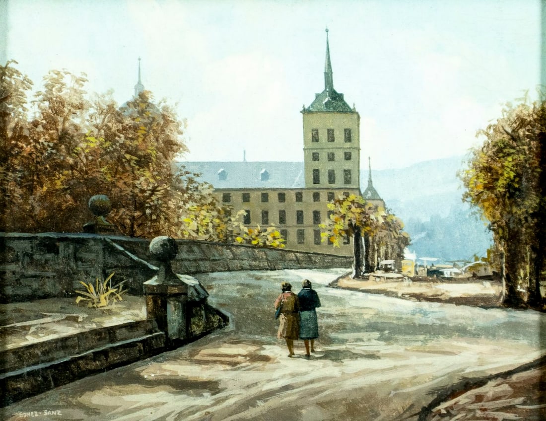 Jose Gomez Sanz (Spain,1932-?) oil painting (1 of 15)