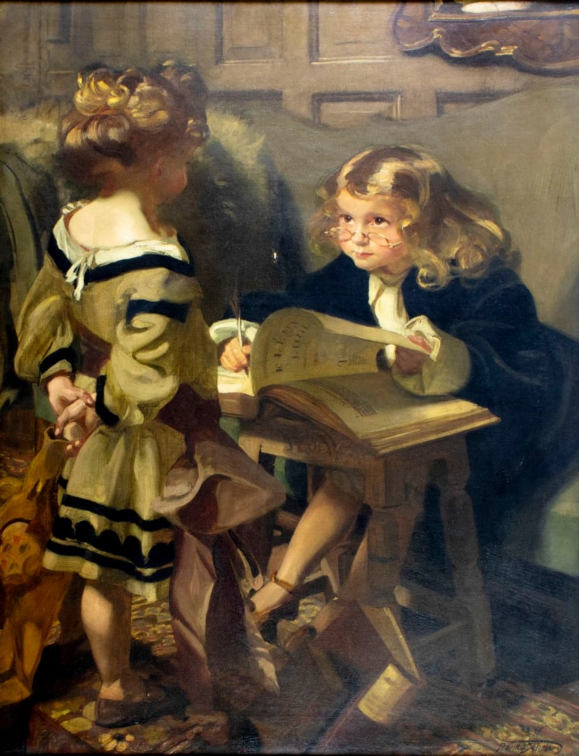 Francis Salisbury (DC,1874-1962) oil painting (1 of 12)