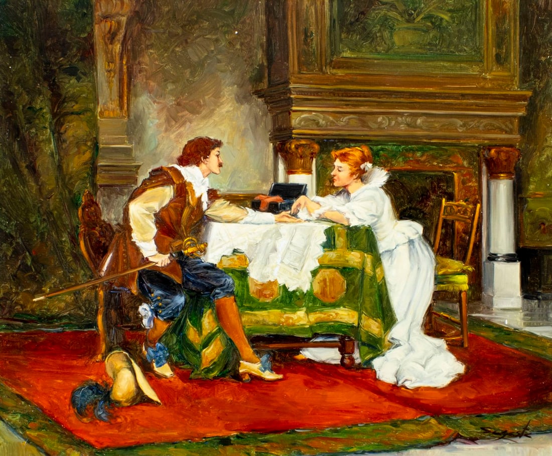 Luis Sagasta (Europe,1929-?) oil painting (1 of 13)