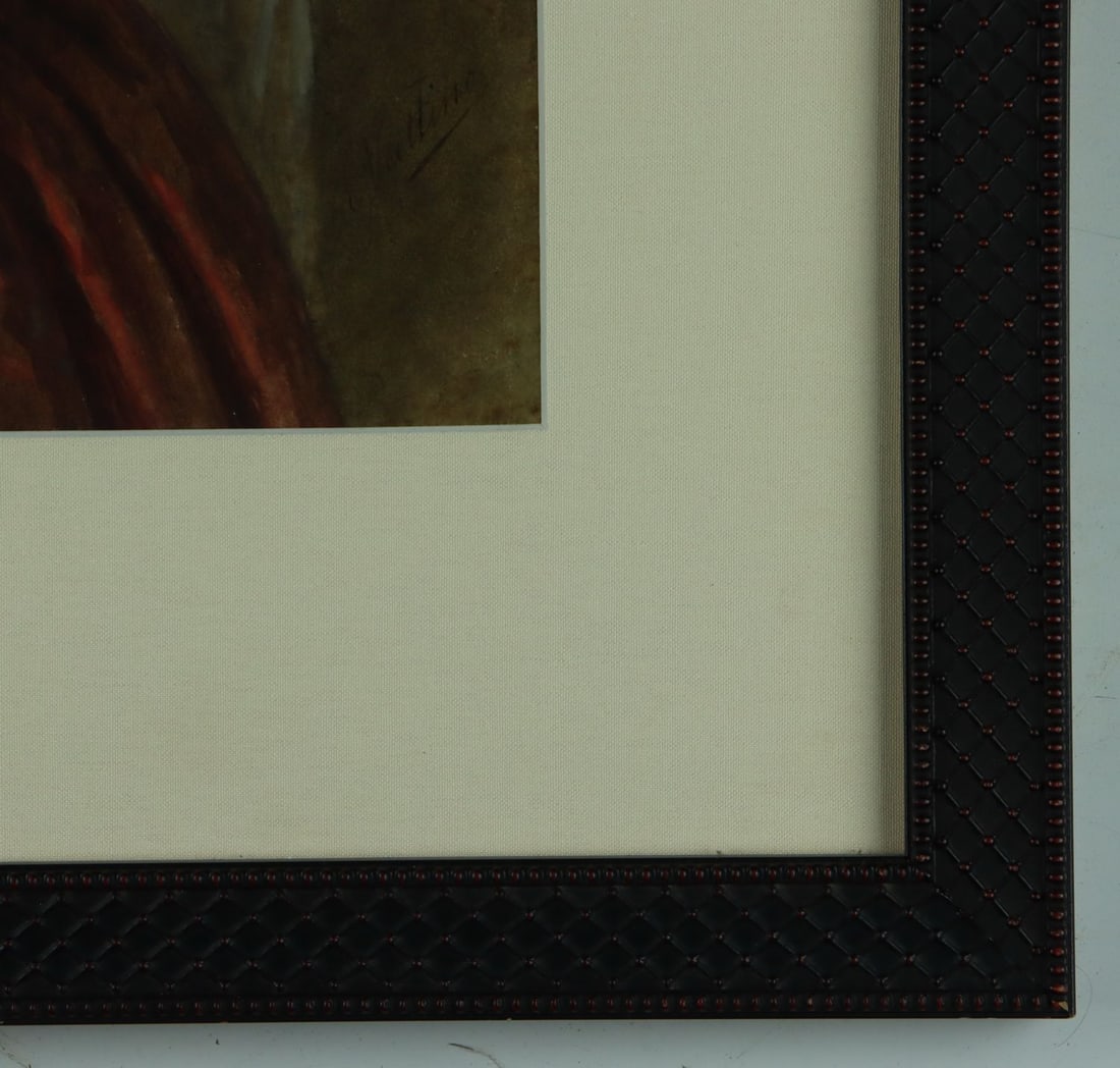 Girolamo Nattino (Italy,1842-1913) watercolor painting antique - 10