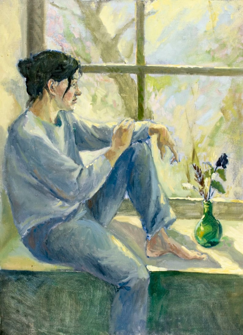 Vintage 20C American oil painting (1 of 11)