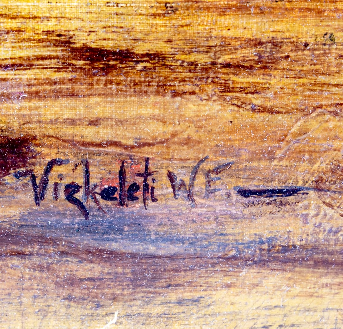 ATTR Witman Etelka Vizkeleti (Hungary,1882-1962) oil painting - 4