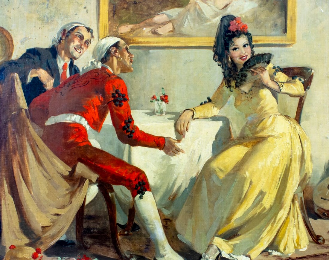 ATTR Witman Etelka Vizkeleti (Hungary,1882-1962) oil painting - 5