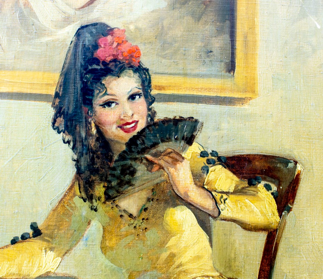 ATTR Witman Etelka Vizkeleti (Hungary,1882-1962) oil painting - 8