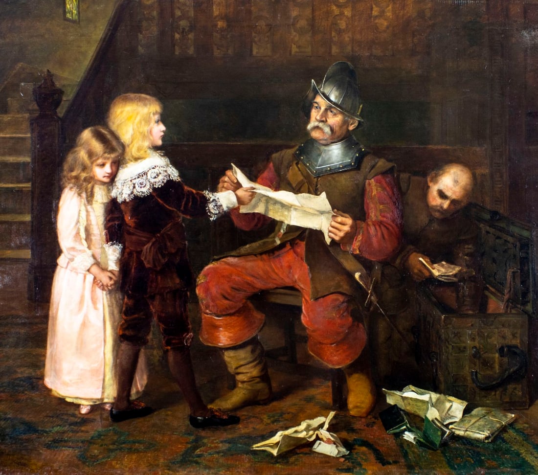 Blanche Macarthur (UK,1870-1903) oil painting antique (1 of 16)