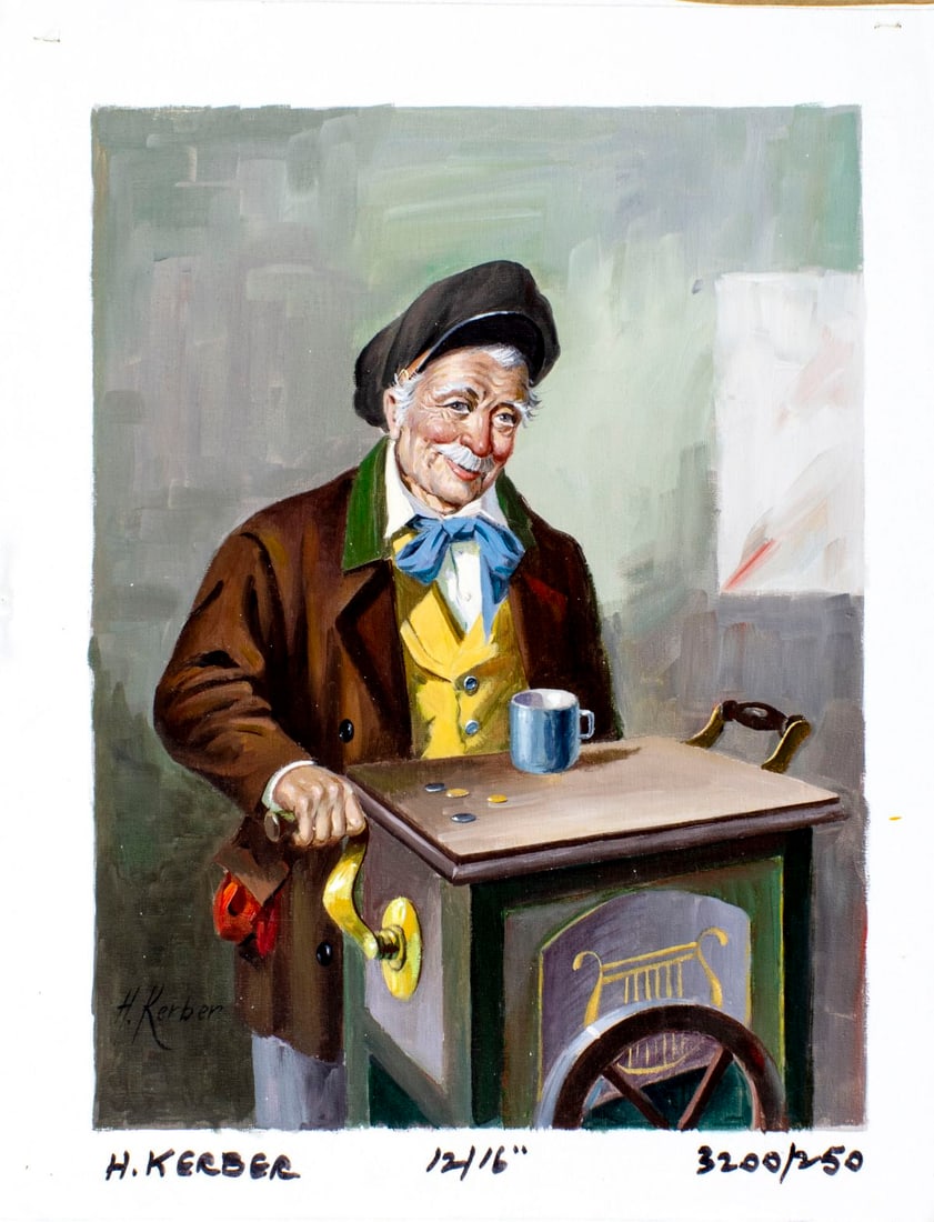 Hans Kerber (Austria,1920-?) oil painting - 3