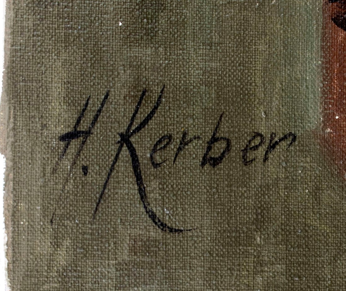 Hans Kerber (Austria,1920-?) oil painting - 4