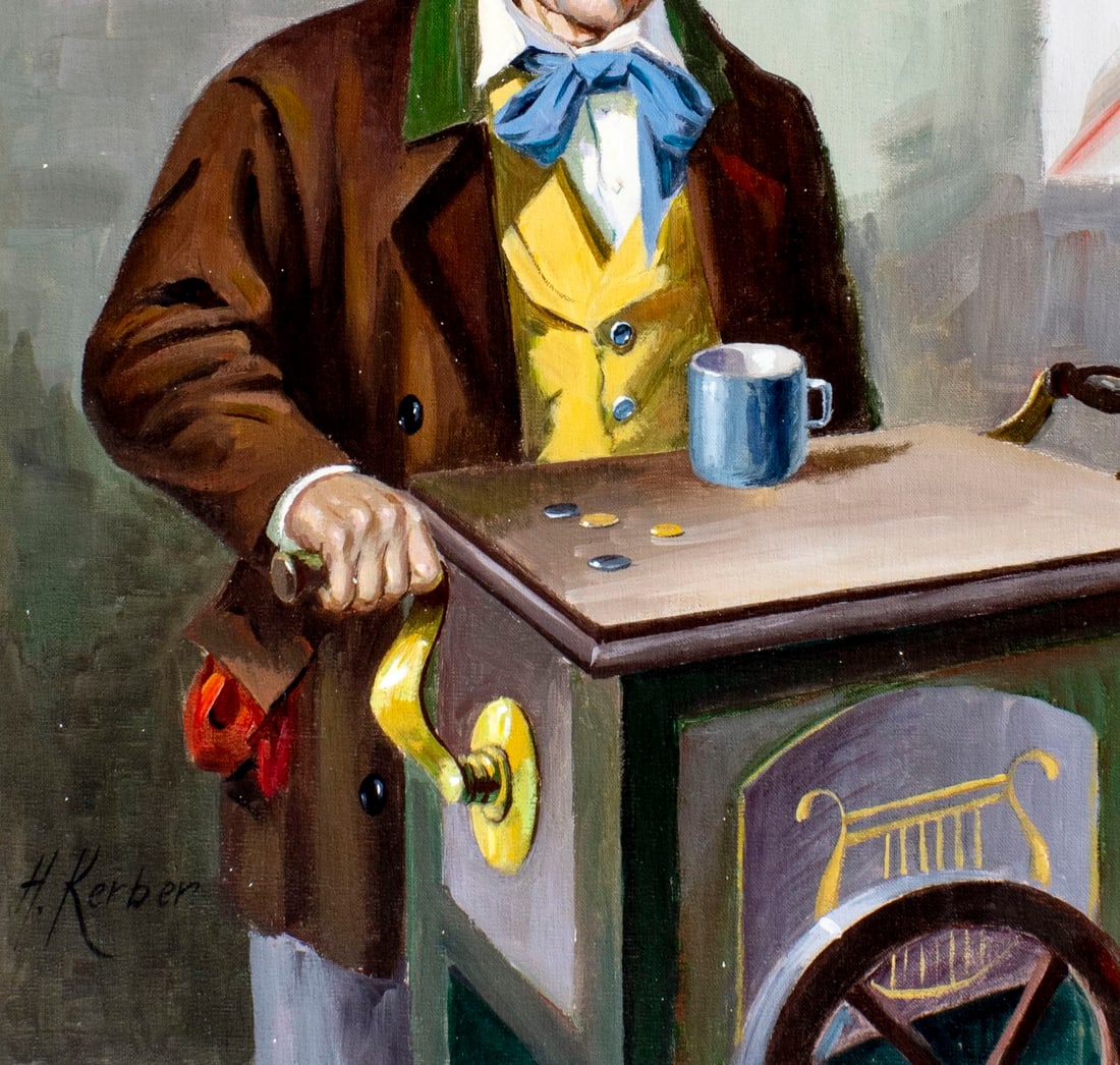 Hans Kerber (Austria,1920-?) oil painting - 7