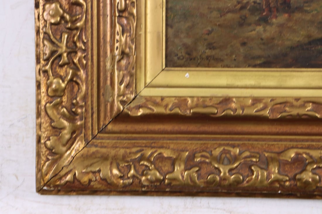 Joseph Milne (UK,1857-1911) oil painting antique - 10