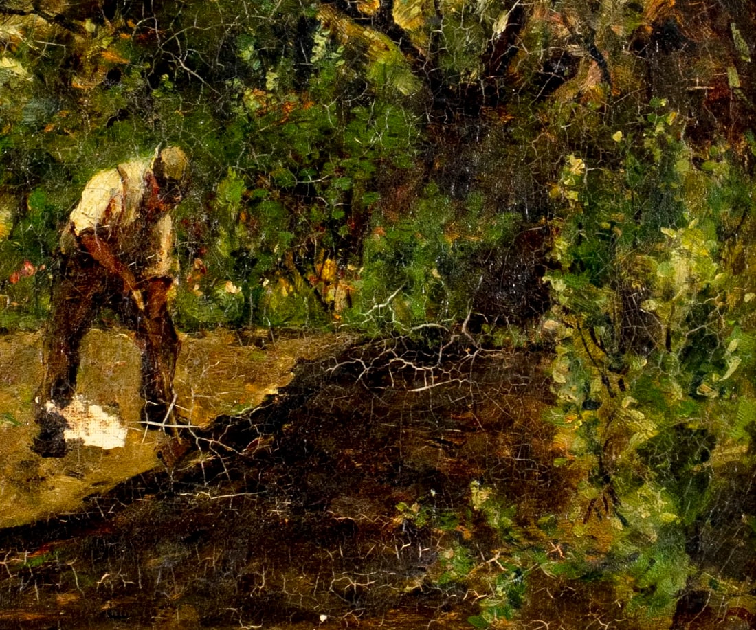 Joseph Milne (UK,1857-1911) oil painting antique - 7