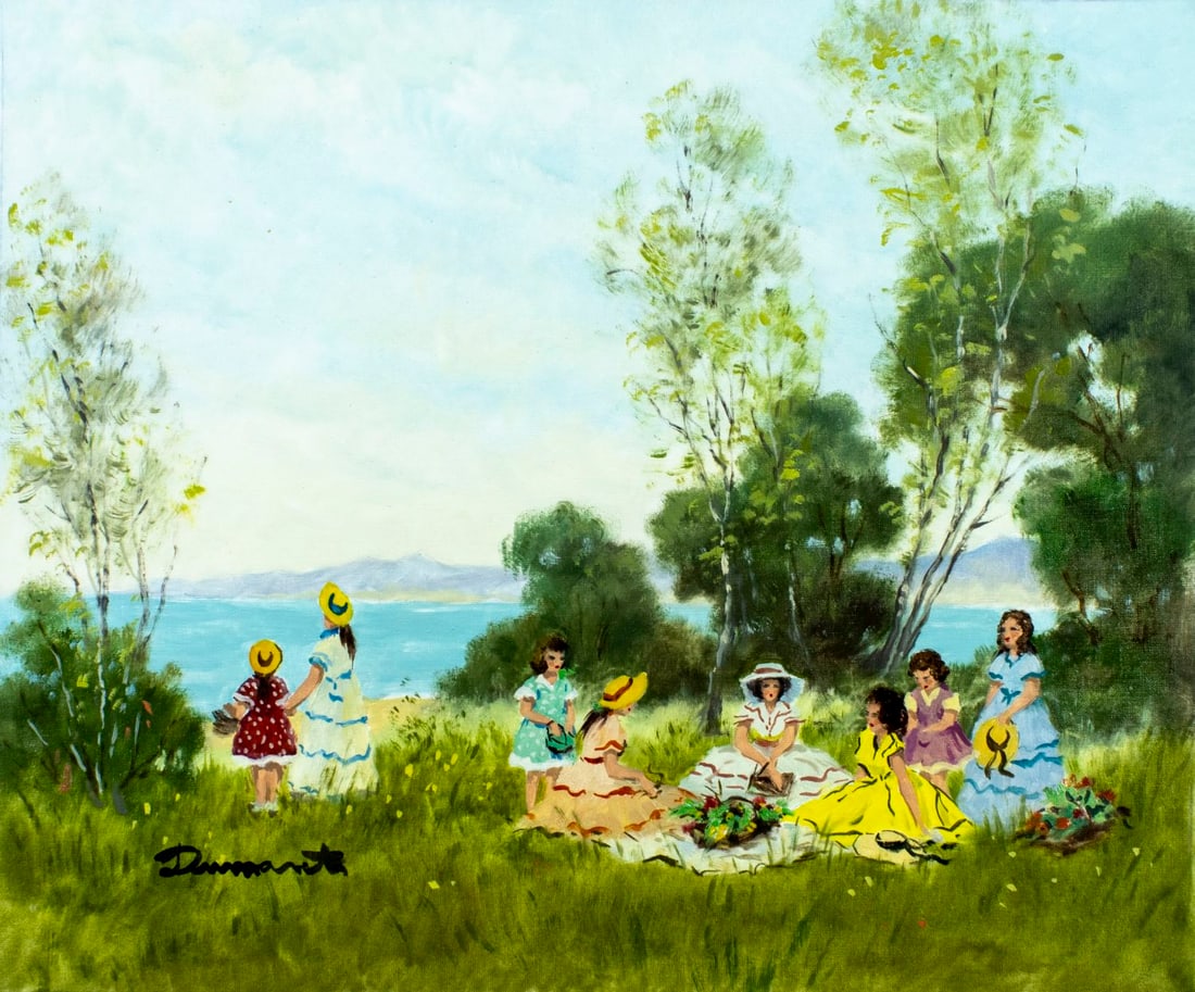 S Dumaret (France,20C) oil painting (1 of 13)