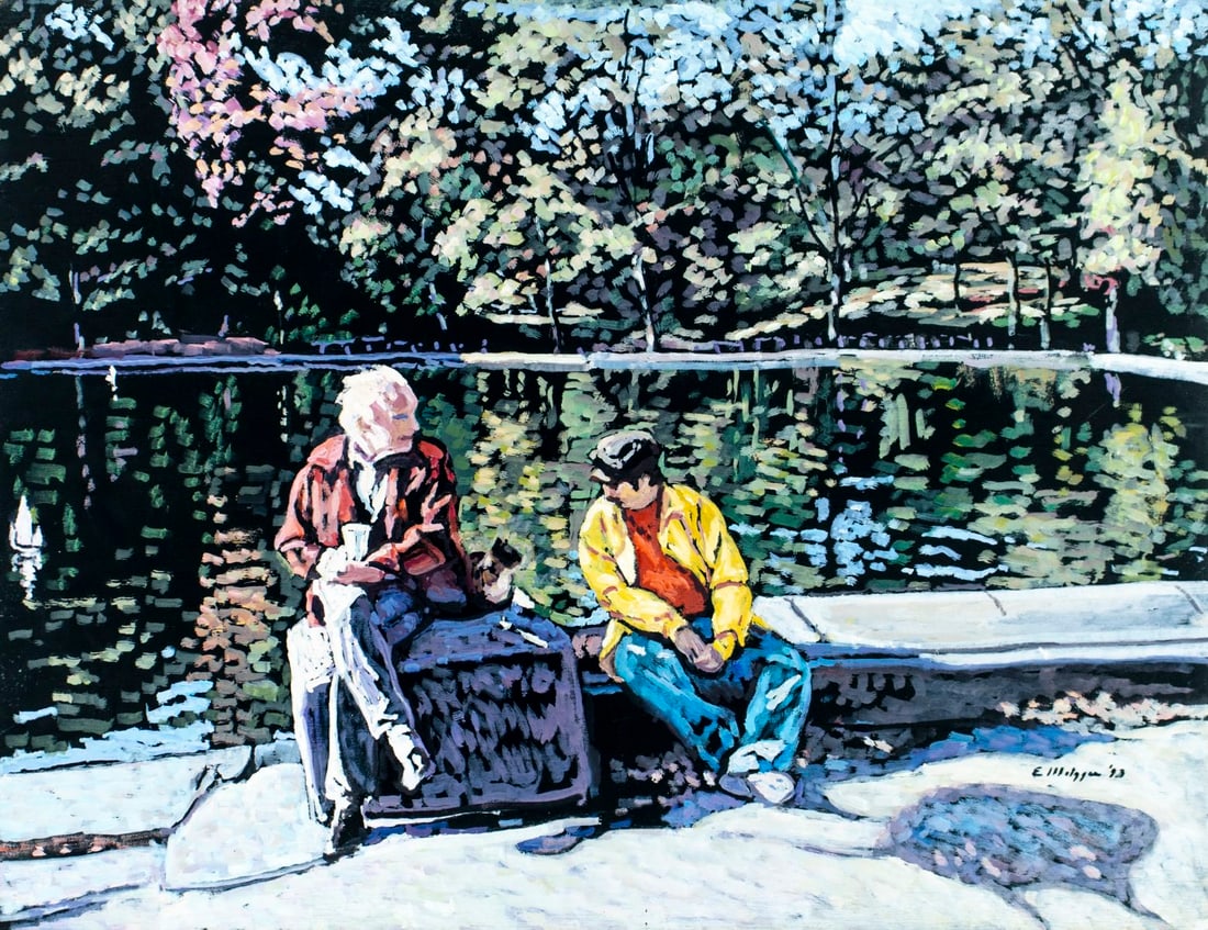 Evelyn Metzger (NY,Brazil,1911-2007) oil painting (1 of 14)