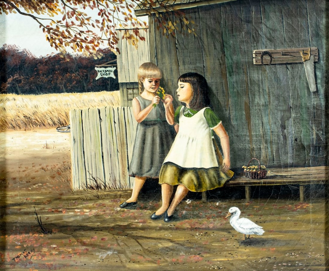 Thomas Kerry (NY,20/21C) oil painting (1 of 12)