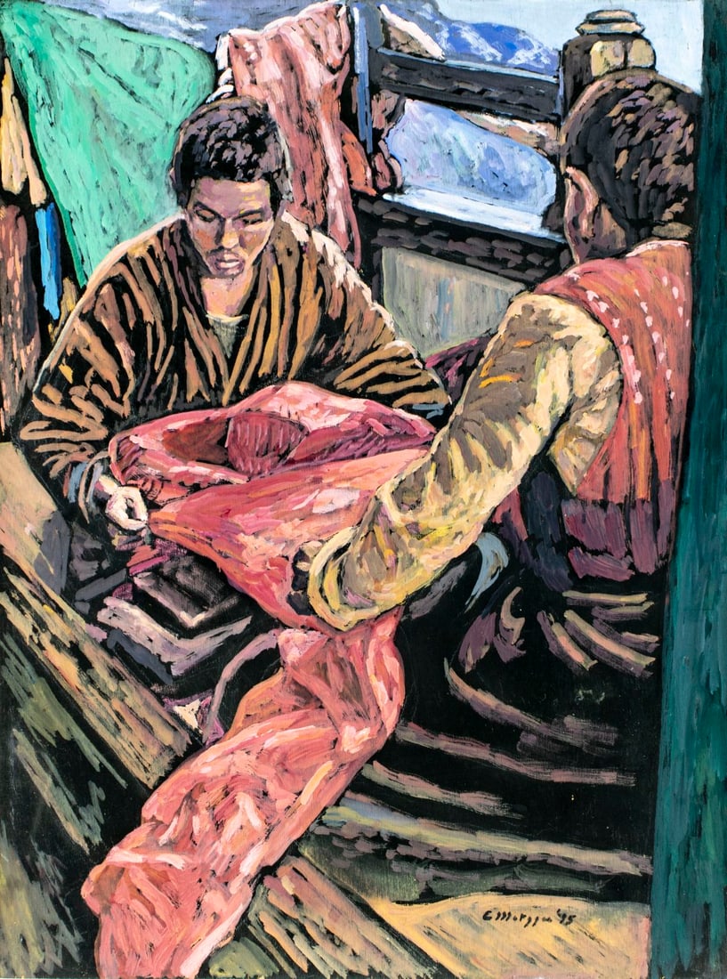 Evelyn Metzger (NY,Brazil,1911-2007) oil painting - 3