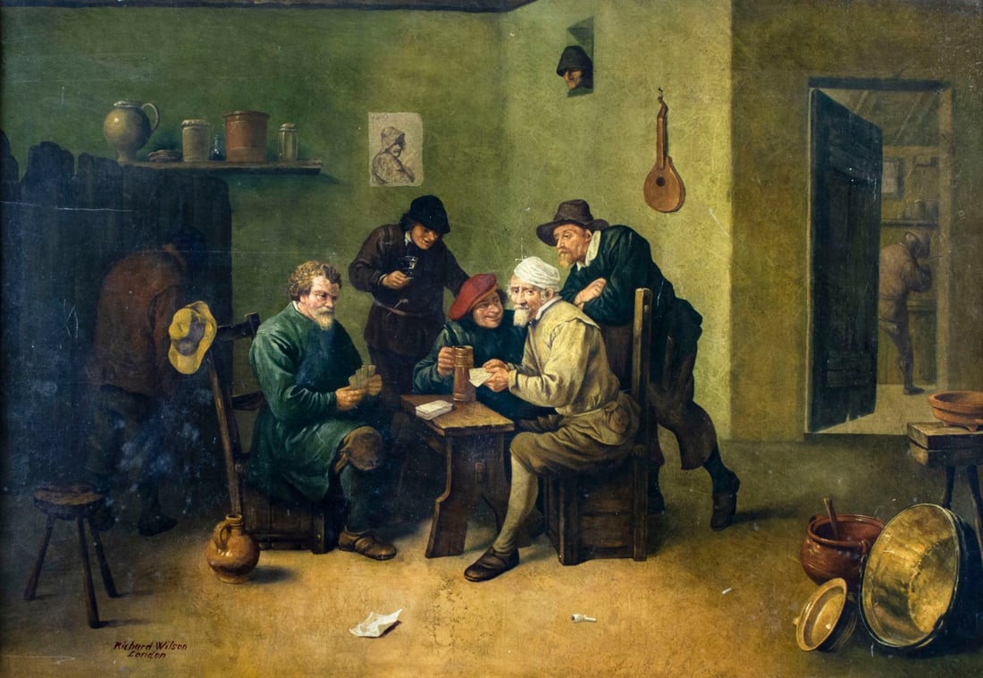 Richard Wilson (UK,19C) oil painting antique (1 of 14)